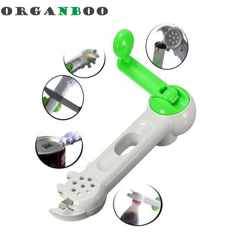 1PC ο ٱ 6  1  + ĵ + ׾Ƹ  ֹ  丮  Abridor De Garrafa ̵  ĵ /1PC New Multi-Function 6 in 1 Bottle+Can+Jar Opener Kitchen Tool cooki